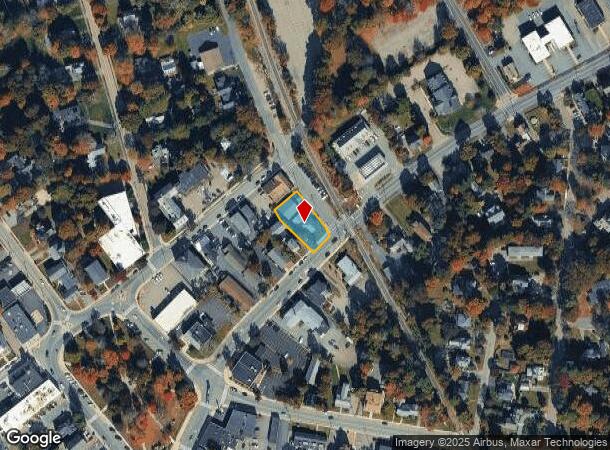  14 Mechanic St, Foxboro, MA Parcel Map