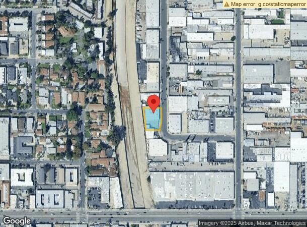  7315 Greenbush Ave, North Hollywood, CA Parcel Map