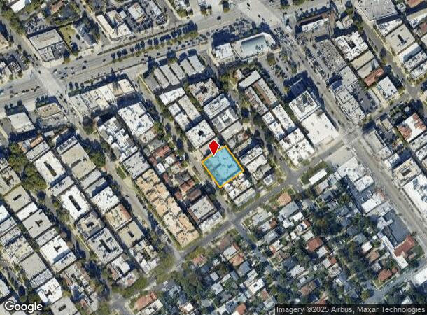  1868 Kelton Ave, Los Angeles, CA Parcel Map