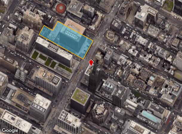  1345 Avenue Of The Americas, New York, NY Parcel Map