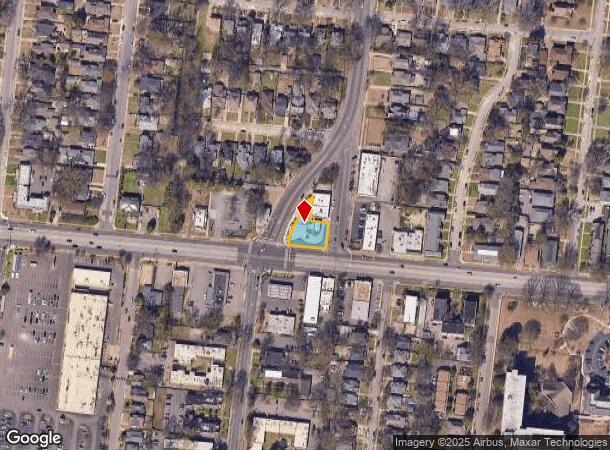  1698 Poplar Ave, Memphis, TN Parcel Map