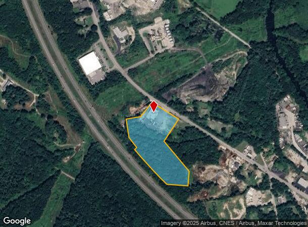 619 Quaker Hwy, Uxbridge, MA Parcel Map