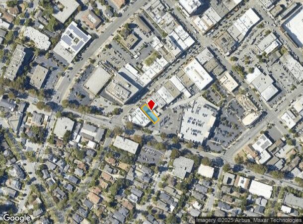  1471 Burlingame Ave, Burlingame, CA Parcel Map