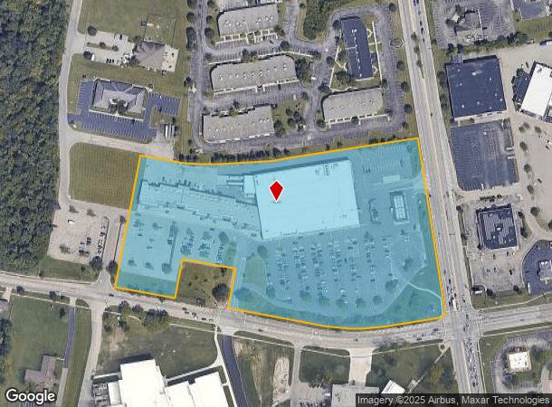  1230 W Kemper Rd, Cincinnati, OH Parcel Map