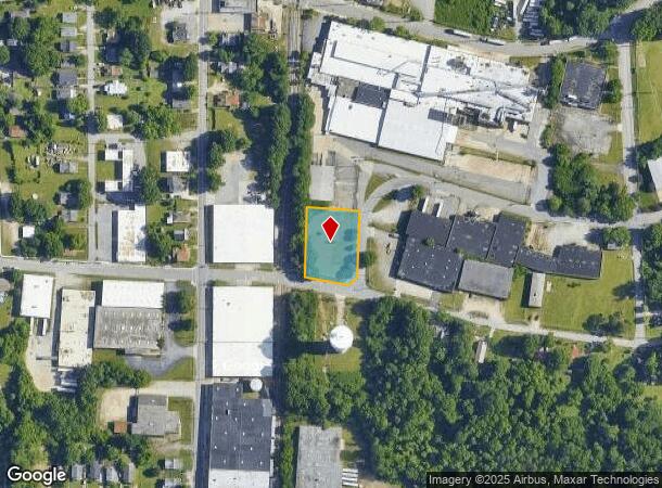  1348 Dorris Ave, High Point, NC Parcel Map
