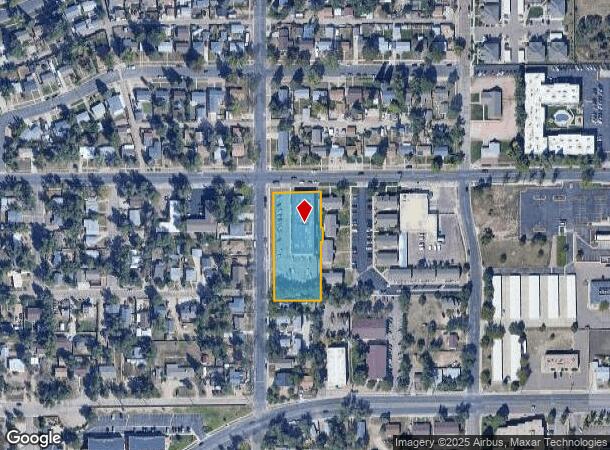  1129 E Bennett Ave, Colorado Springs, CO Parcel Map