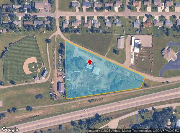  233 Maple Ave Se, Richmond, MN Parcel Map