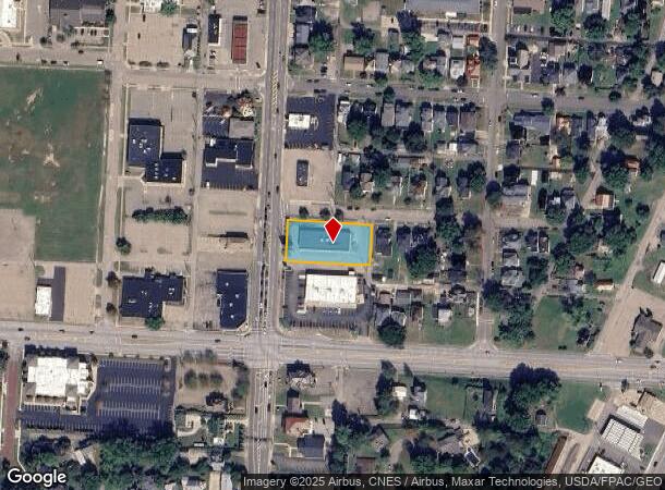 1236 Maple Ave, Zanesville, OH Parcel Map