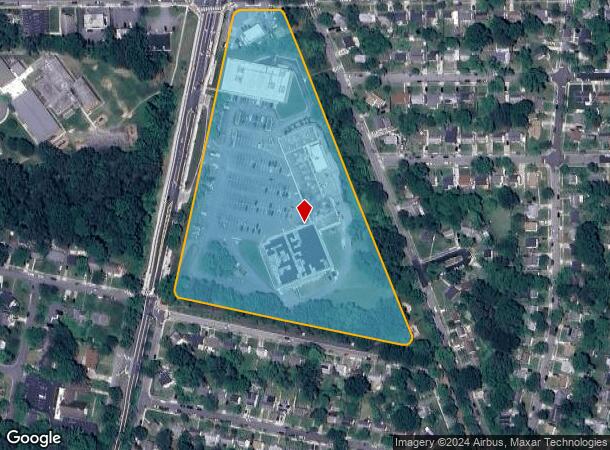  9891 Rhode Island Ave, College Park, MD Parcel Map