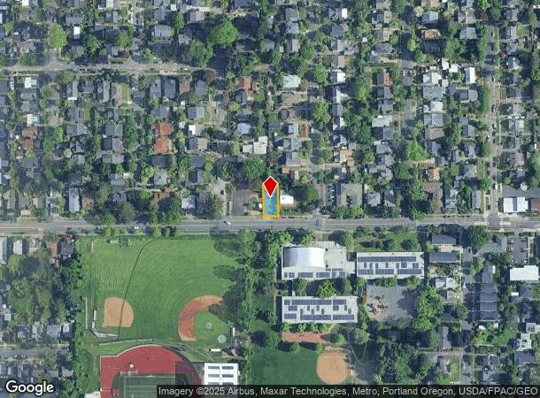  5633 Wi Se Division St, Portland, OR Parcel Map