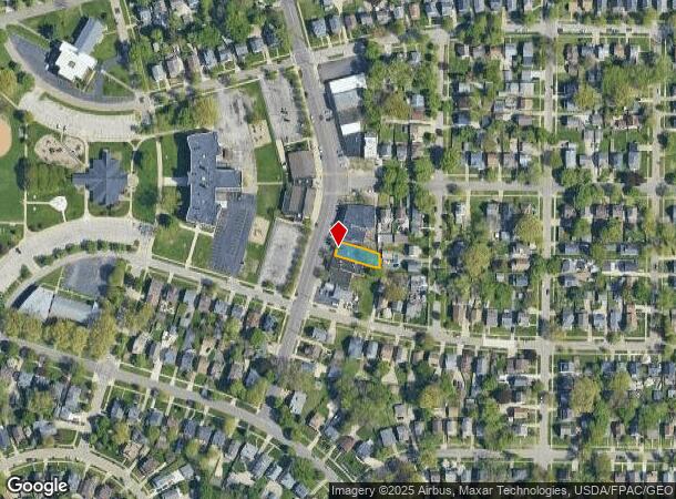  1501 Aster Ave, Akron, OH Parcel Map