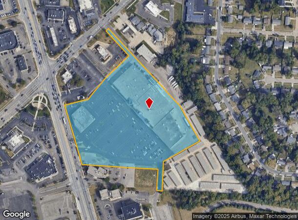 9686 Colerain Ave, Cincinnati, OH Parcel Map