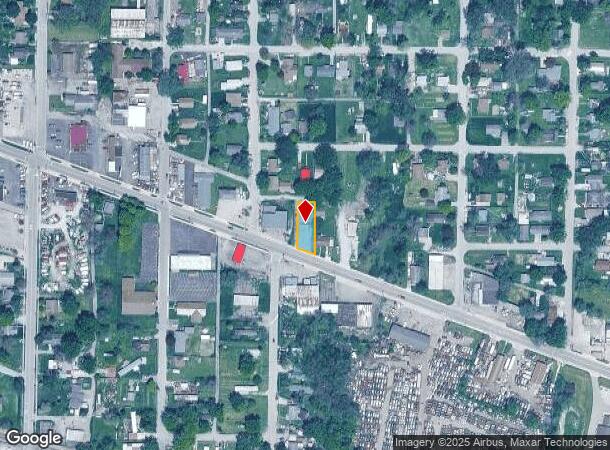  2710 Broad St, New Castle, IN Parcel Map