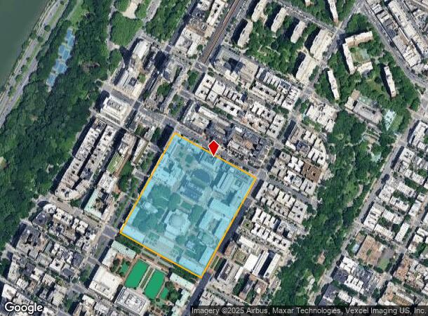  530 W 120Th St, New York, NY Parcel Map