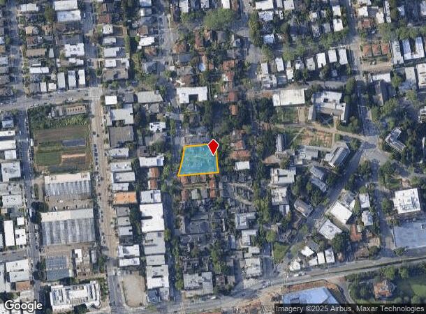 1739 Spruce St, Berkeley, CA Parcel Map