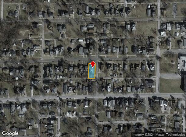  800 W Reed St, Moberly, MO Parcel Map