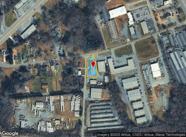  1302 Walkup Ave, Monroe, NC Parcel Map