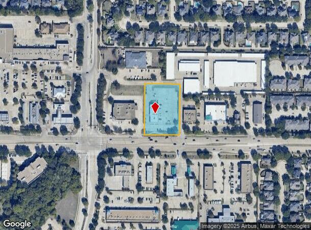  1222 W Mcdermott Dr, Allen, TX Parcel Map