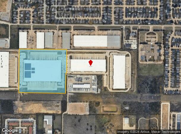  7105 S Cooper St, Arlington, TX Parcel Map