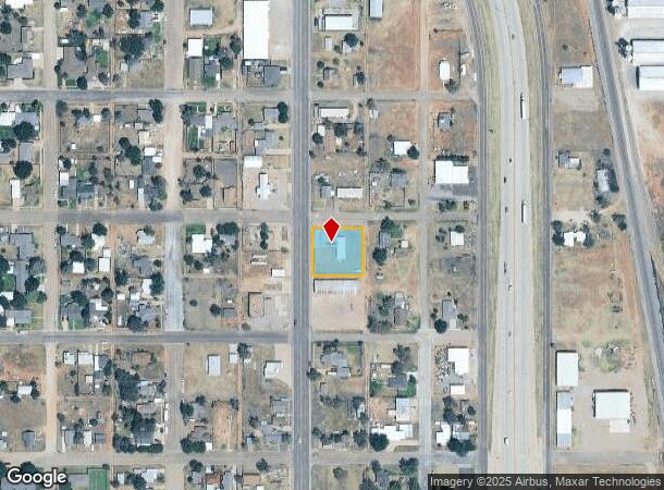 1212 Avenue D, Abernathy, TX Parcel Map
