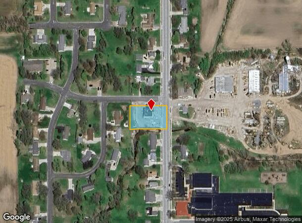 335 N Military Rd, Hilbert, WI Parcel Map