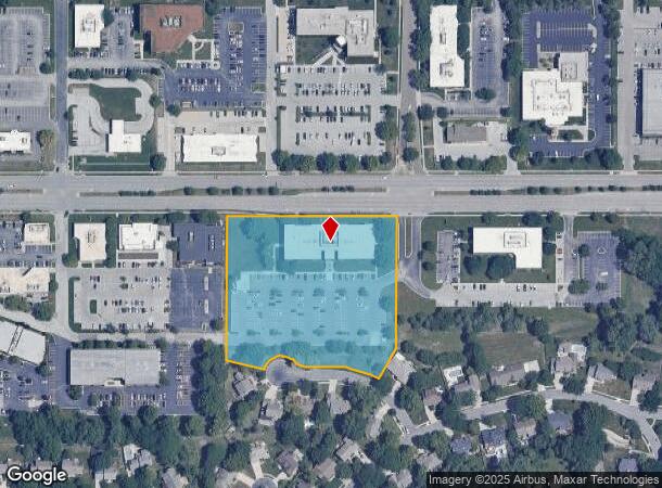  8101 College Blvd, Overland Park, KS Parcel Map