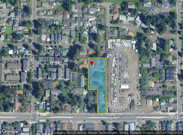 13145 Se Division St, Portland, OR Parcel Map