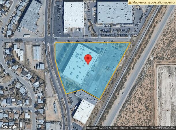  9566 Railroad Dr, El Paso, TX Parcel Map