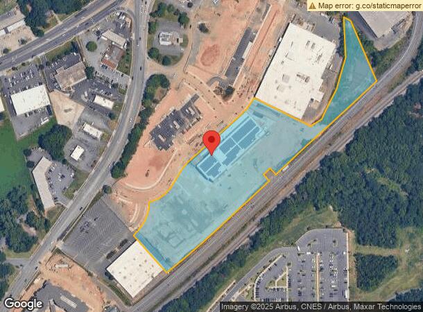  201 Eastway Dr, Charlotte, NC Parcel Map