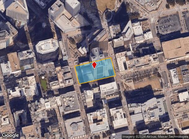  1717 Main St, Dallas, TX Parcel Map