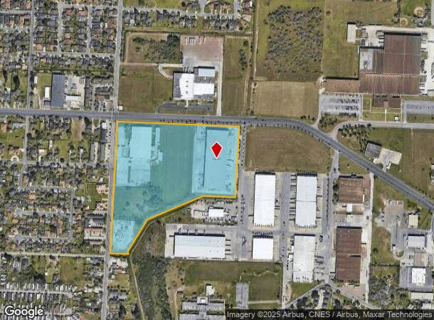 1000 Billy Mitchell Blvd, Brownsville, TX Parcel Map