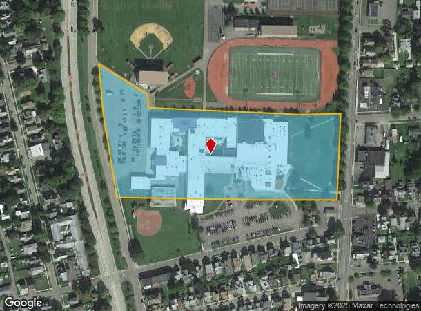  134 Seneca St, Hornell, NY Parcel Map