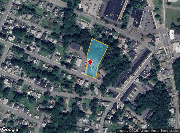 154 Franklin St, Clinton, MA Parcel Map