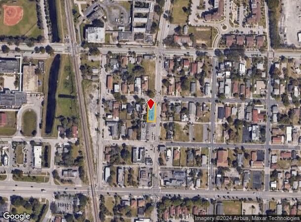  1417 N Tamarind Ave, West Palm Beach, FL Parcel Map