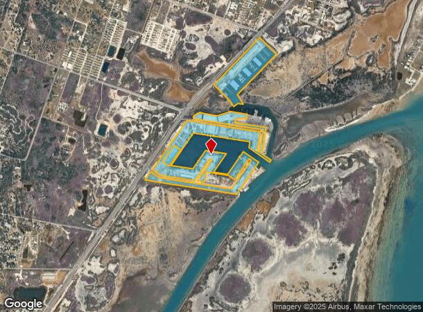 160 Cove Hbr S, Rockport, TX Parcel Map