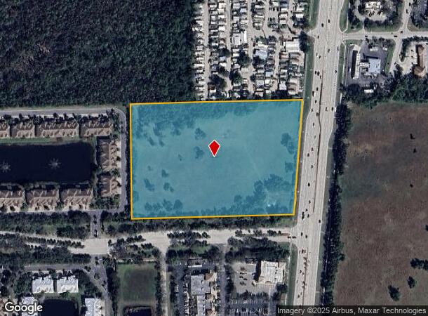 21681 Pelican Sound Dr, Estero, FL Parcel Map