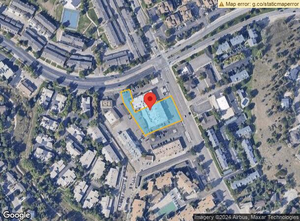  205 W Rockrimmon Blvd, Colorado Springs, CO Parcel Map