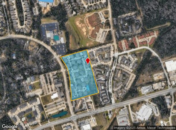  1840 Longmire Rd, Conroe, TX Parcel Map