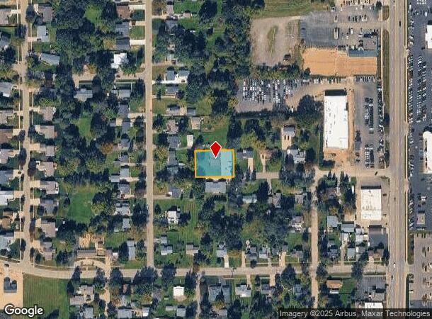 228 W Hill St, Davison, MI Parcel Map