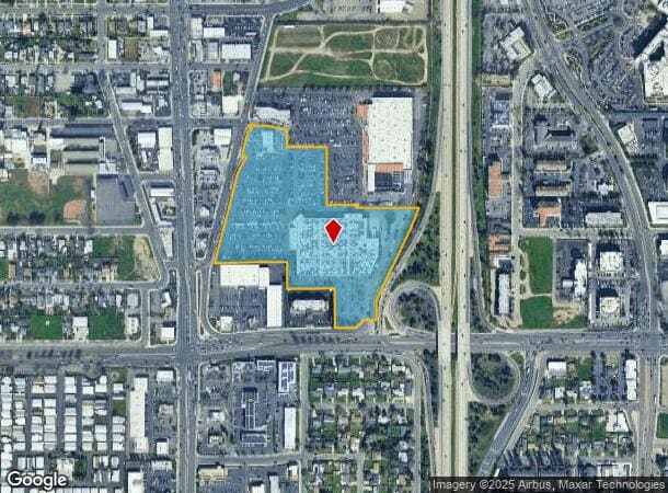 7100 N Abby St, Fresno, CA Parcel Map