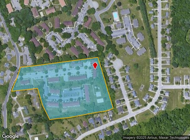 Old Cedarfield Dr, Blacksburg, VA Parcel Map
