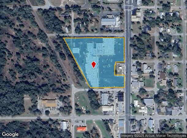  206 N Main St, Chiefland, FL Parcel Map