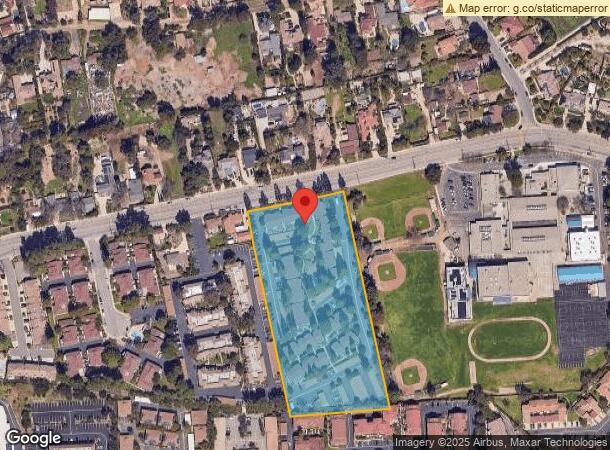  1394 E Hillcrest Dr, Thousand Oaks, CA Parcel Map