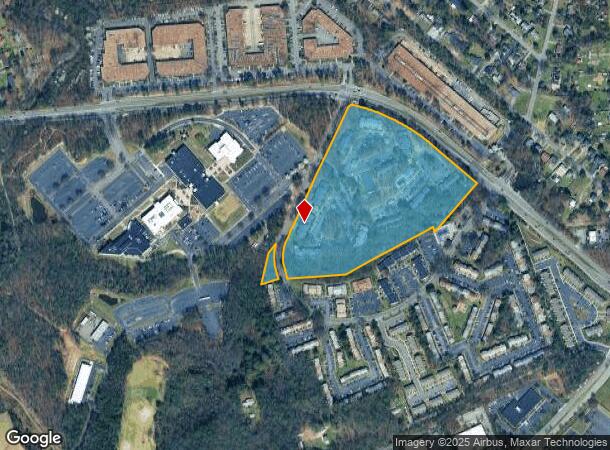  1500 Forest Run Dr, Henrico, VA Parcel Map