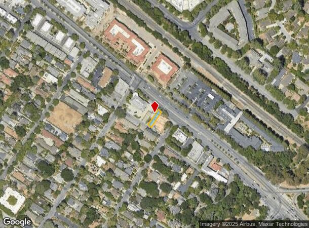  135 El Camino Real, Menlo Park, CA Parcel Map