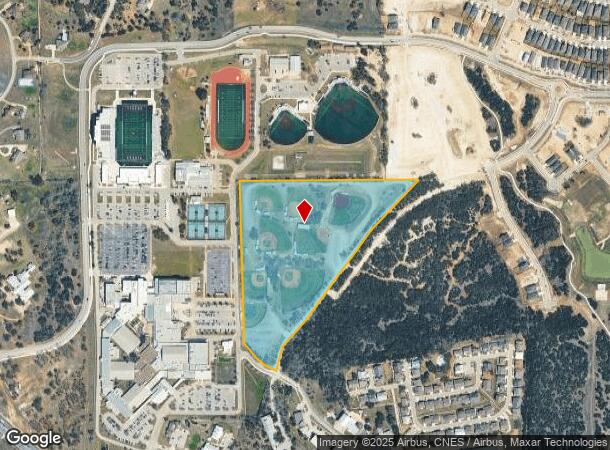  520 Sportsplex Rd, Dripping Springs, TX Parcel Map