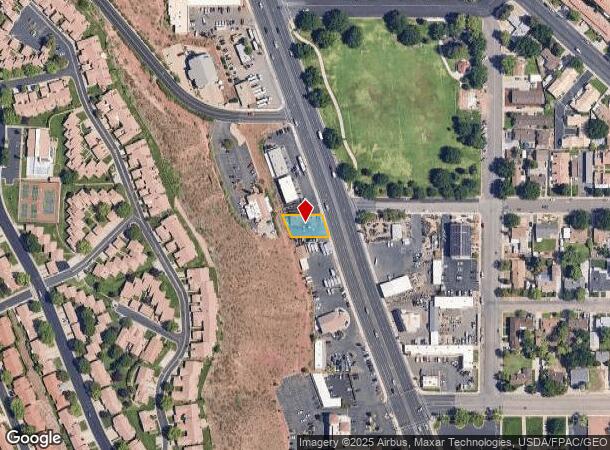  595 N Bluff St, Saint George, UT Parcel Map