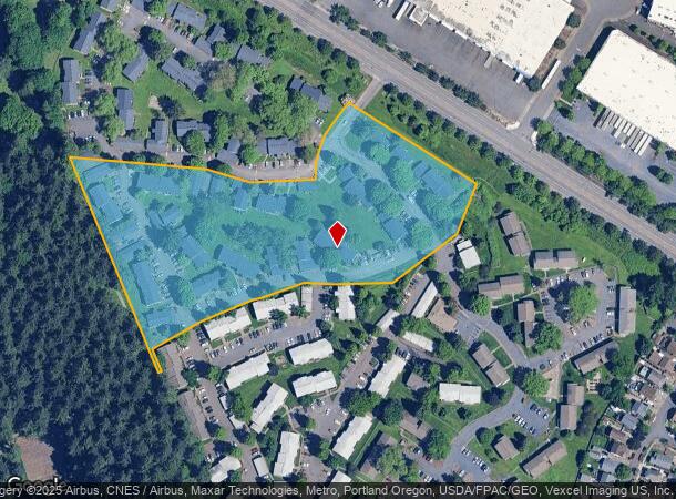  8732 N Columbia Blvd, Portland, OR Parcel Map