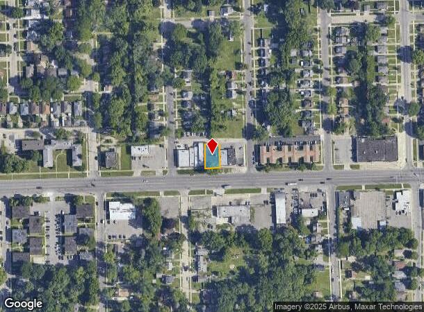  21222 W 7 Mile Rd, Detroit, MI Parcel Map