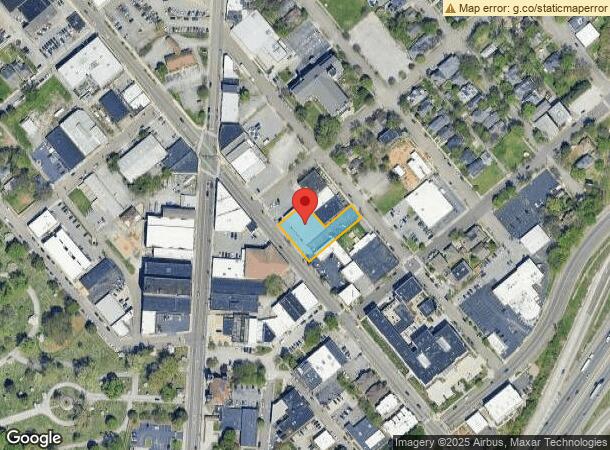  622 N Central St, Knoxville, TN Parcel Map